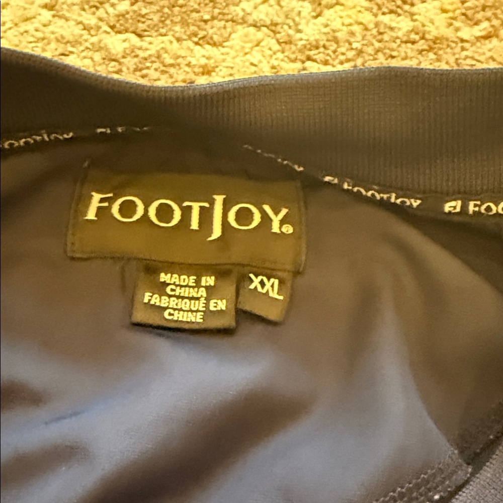 FootJoy Men's Navy Windbreaker Jacket size XXL. Excellent condition - Picture 2 of 5